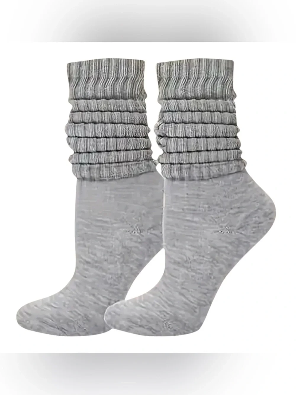 Urban Outfitters Heather Gray Slouch Crew Socks